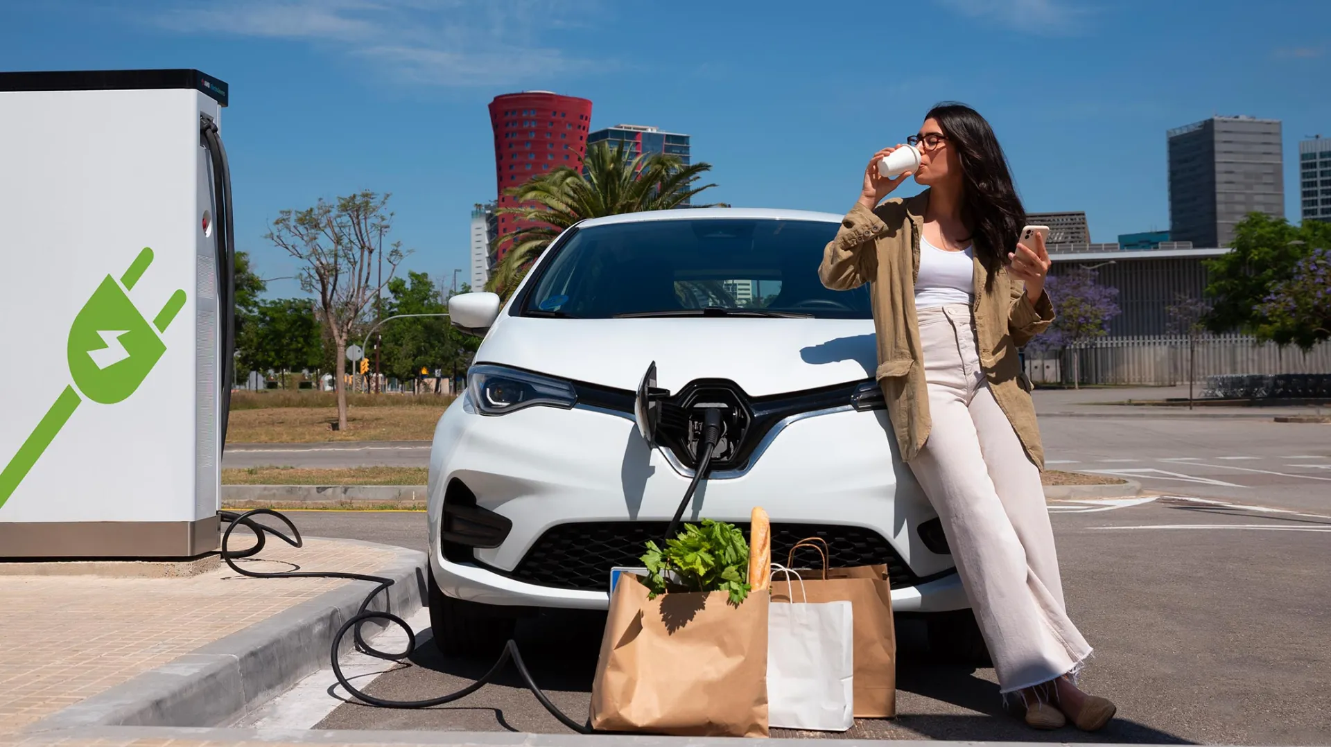 Electric car gas station lowest cost of ownership 