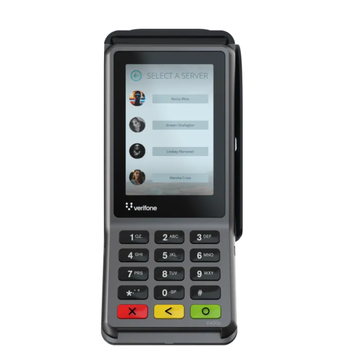 Countertop payment device