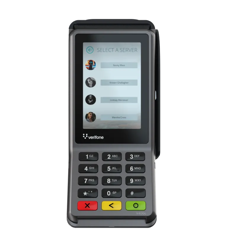 Countertop payment device