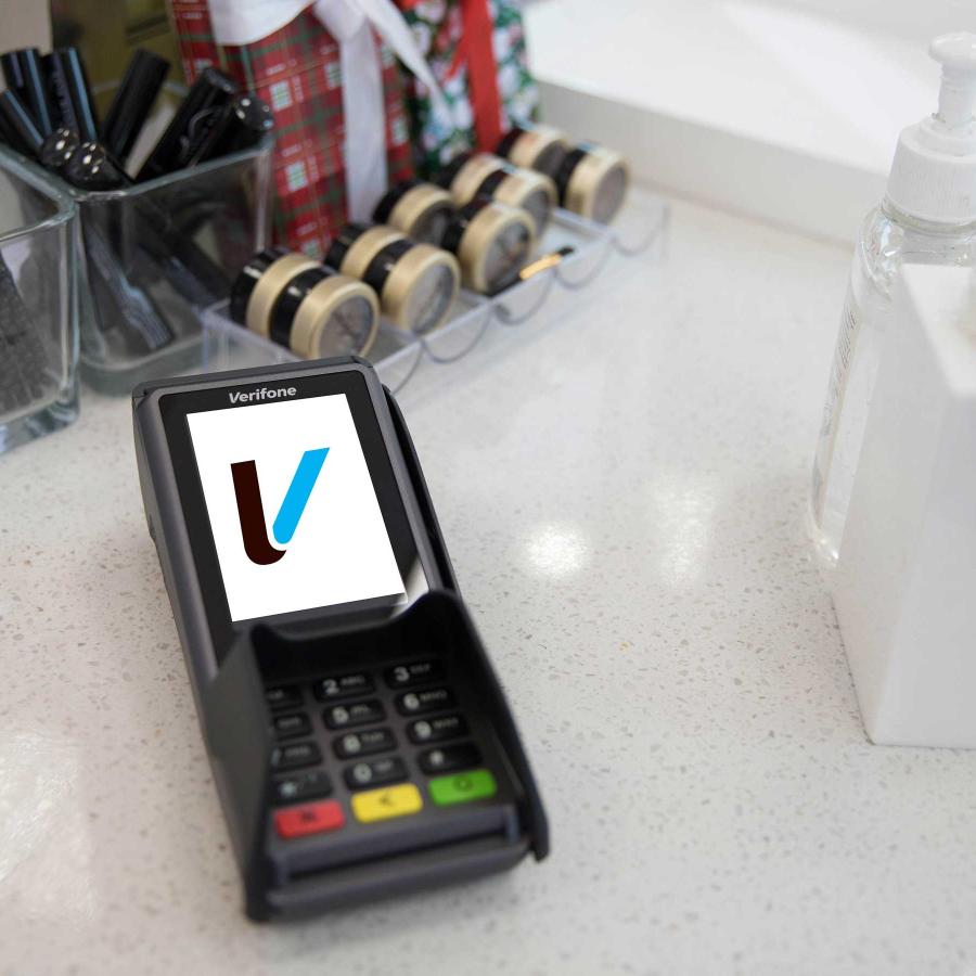 V400c er Verifones helt nye kraftfulde single unit terminal til alle butikker